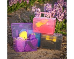 Harry's Horse Mini Giftbox - Antraciet - poetskist poetsbox poetsspullen paarden poetsen borstelen