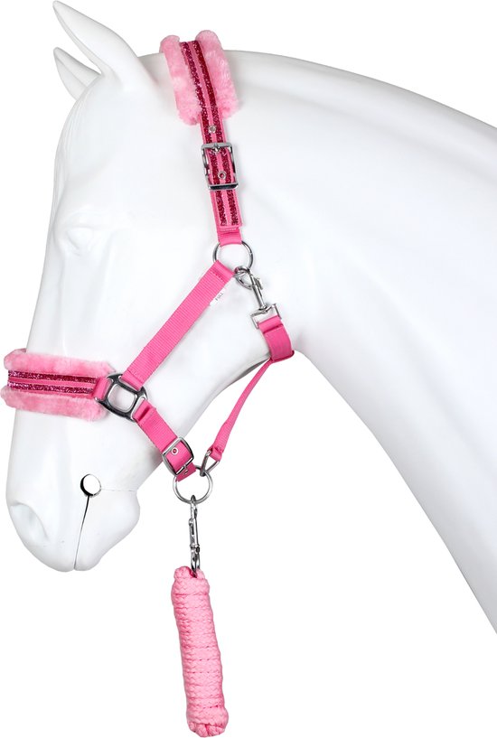 Horka Halsterset Angel Roze Maat Pony Horka Halsterset Angel Roze Maat Pony