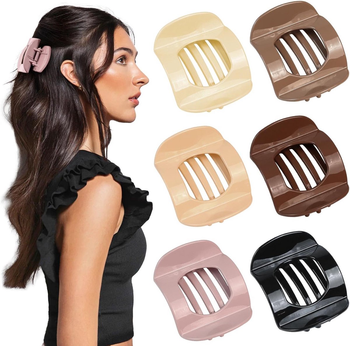 Grote Haarclip voor Dames - Sterke Klem voor Dik of Lang Haar