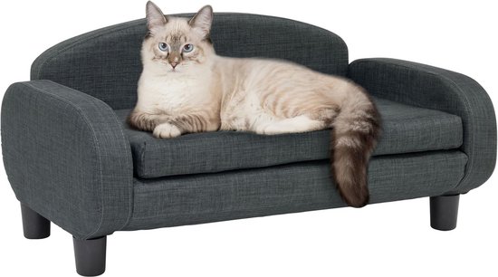 Vealind Grote Kattenbak Met Hoge Rand En Lage Instap – 54,5x40,5x26 Cm, Anti-knoeien, Makkelijk Schoon Te Maken, Grijs