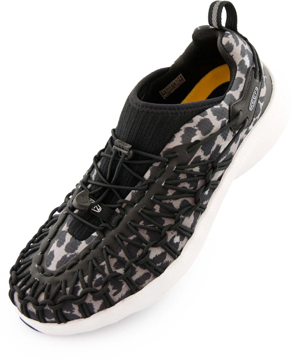 Keen Wmns Uneek Sneaker Dierenprint Zwart