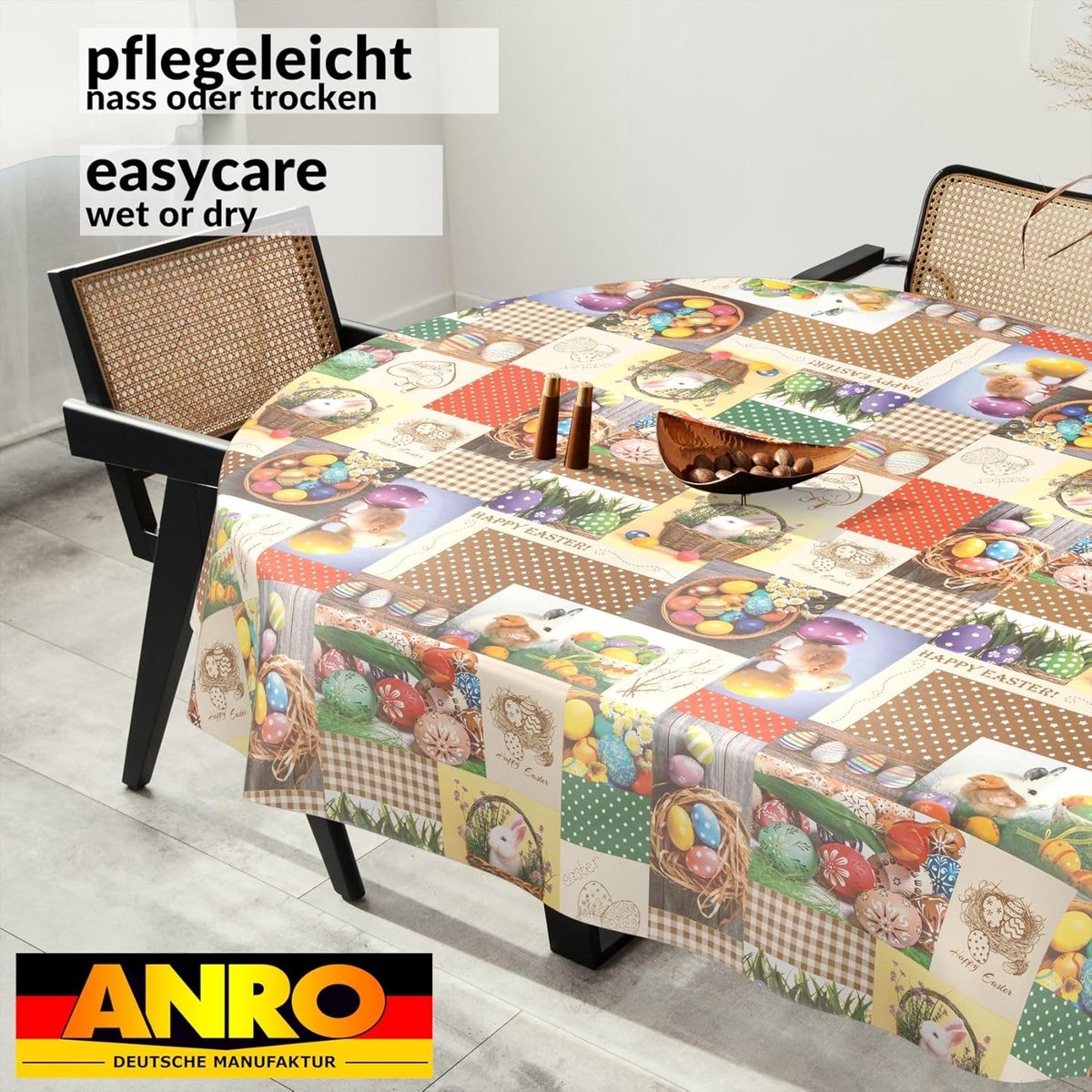 Ovaal Tafelkleed 180x140 cm - Afwasbaar & Waterdicht voor Binnen en Buiten