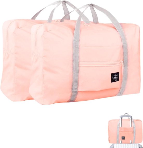 Inovra ® Handbagage Kleine Handbagagetas Voor In Het Vliegtuig Opvouwbare Reistas Weekendtas Voor Mannen En Vrouwen Paars Reistas