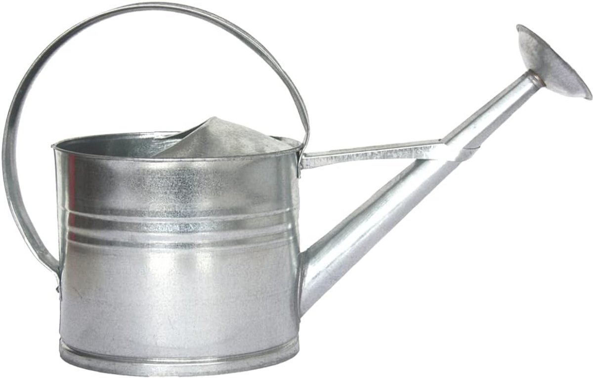 Gietkan Zinken Waterkan Tuin 8 Liter Grijs Verzinkt