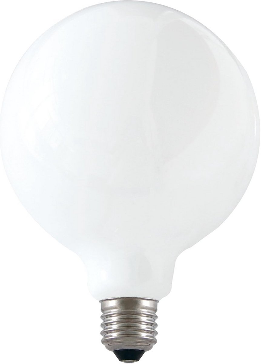 Grote Opalen LED Filament Lamp G125 - 18W - E27 Fitting - 6500K (Extra Helder Wit Licht)