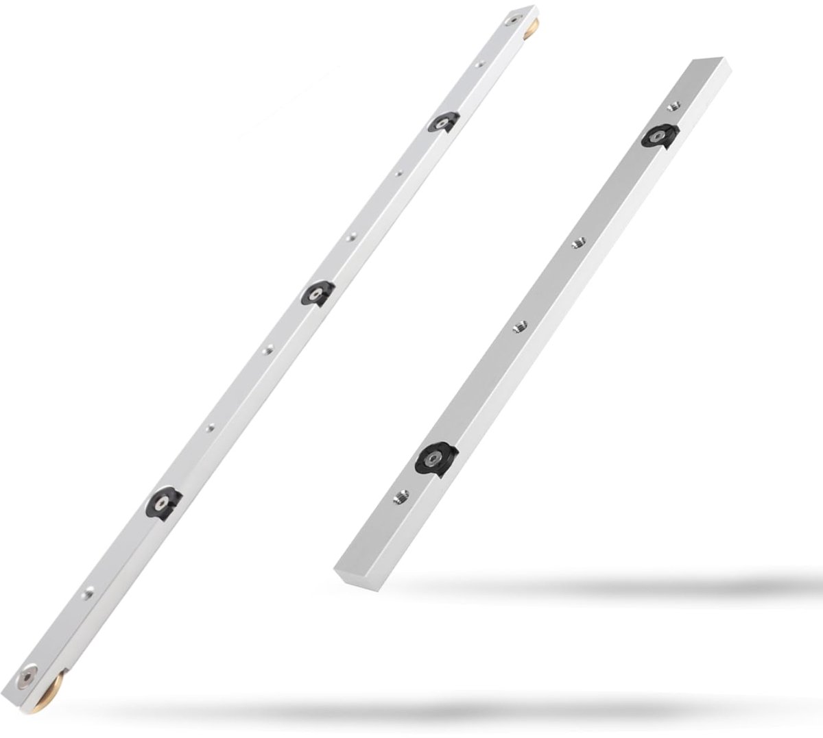 Verstekbalk 450mm Tafelzaag Verstekbalk Aluminium Schuiftafelzaag Meetlat voor het bouwen van verschillende mallen op uw tafelzaag, Geschikte schroefmaat: M6-schroef, (300