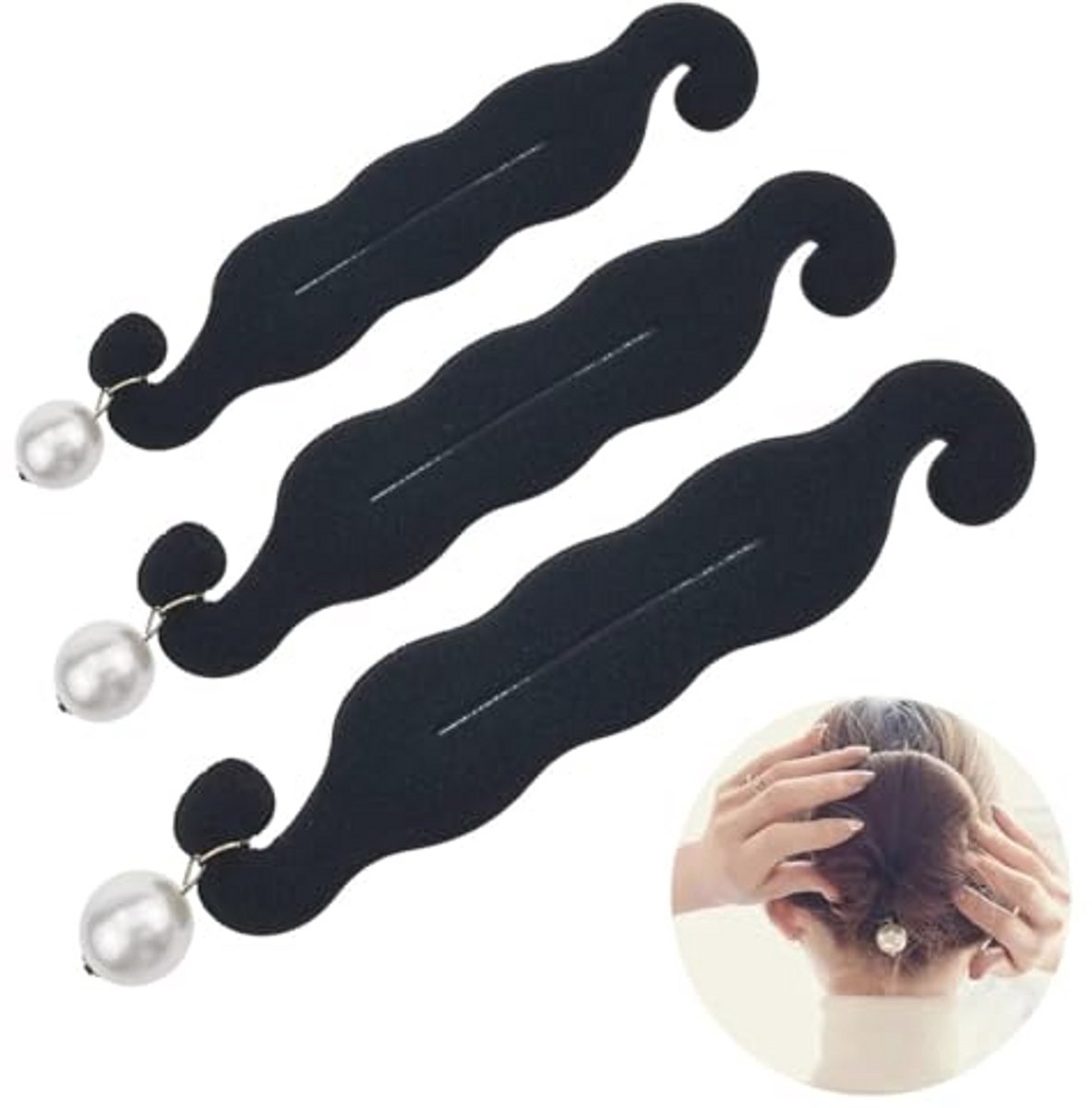 Haarvlechtgereedschap Set - 3 Stuks Haarstyling Accessoires voor Vrouwen en Meisjes