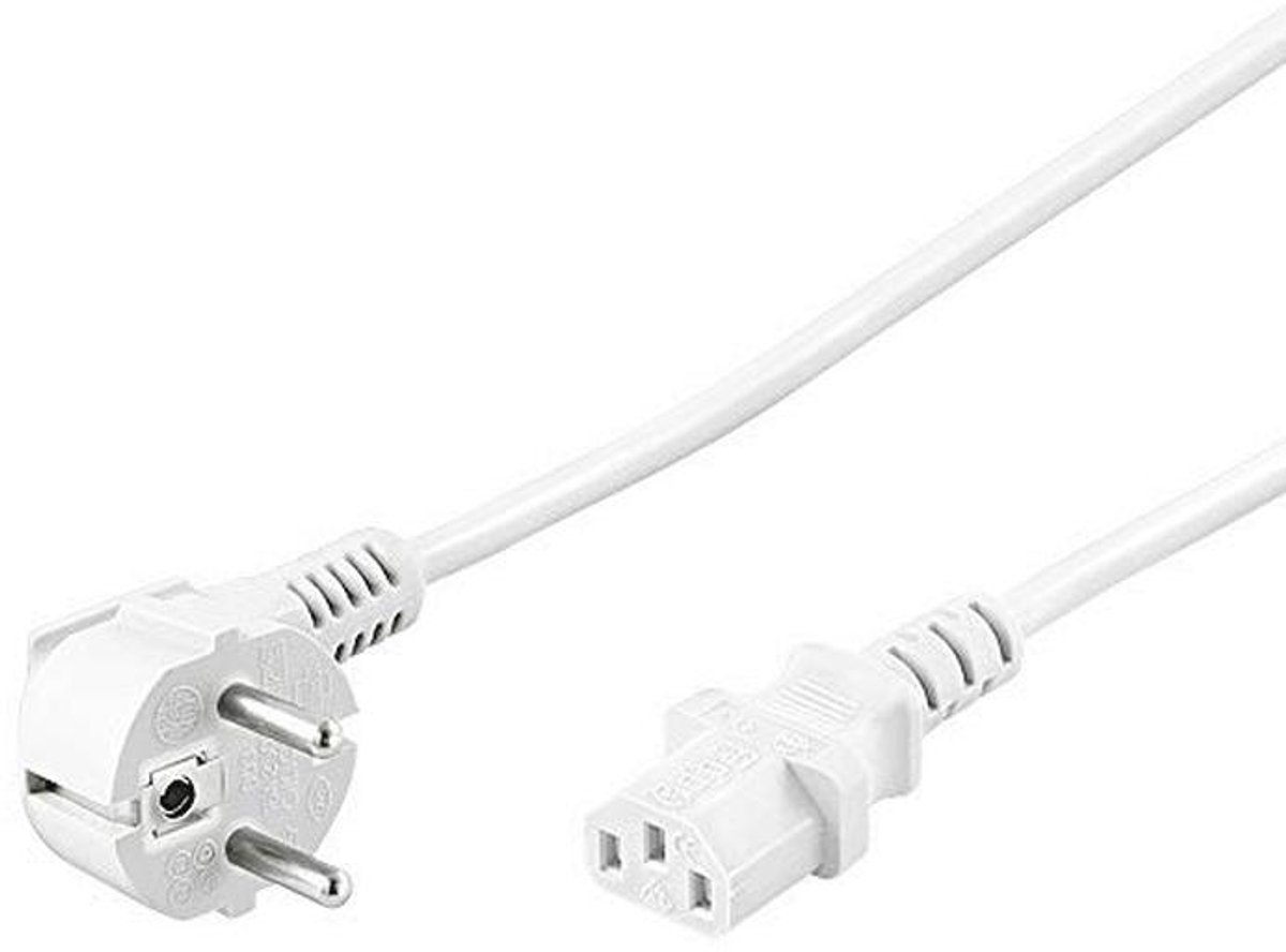 Stroomkabel 230V 5m met Geaard Contact - IEC 320 C13