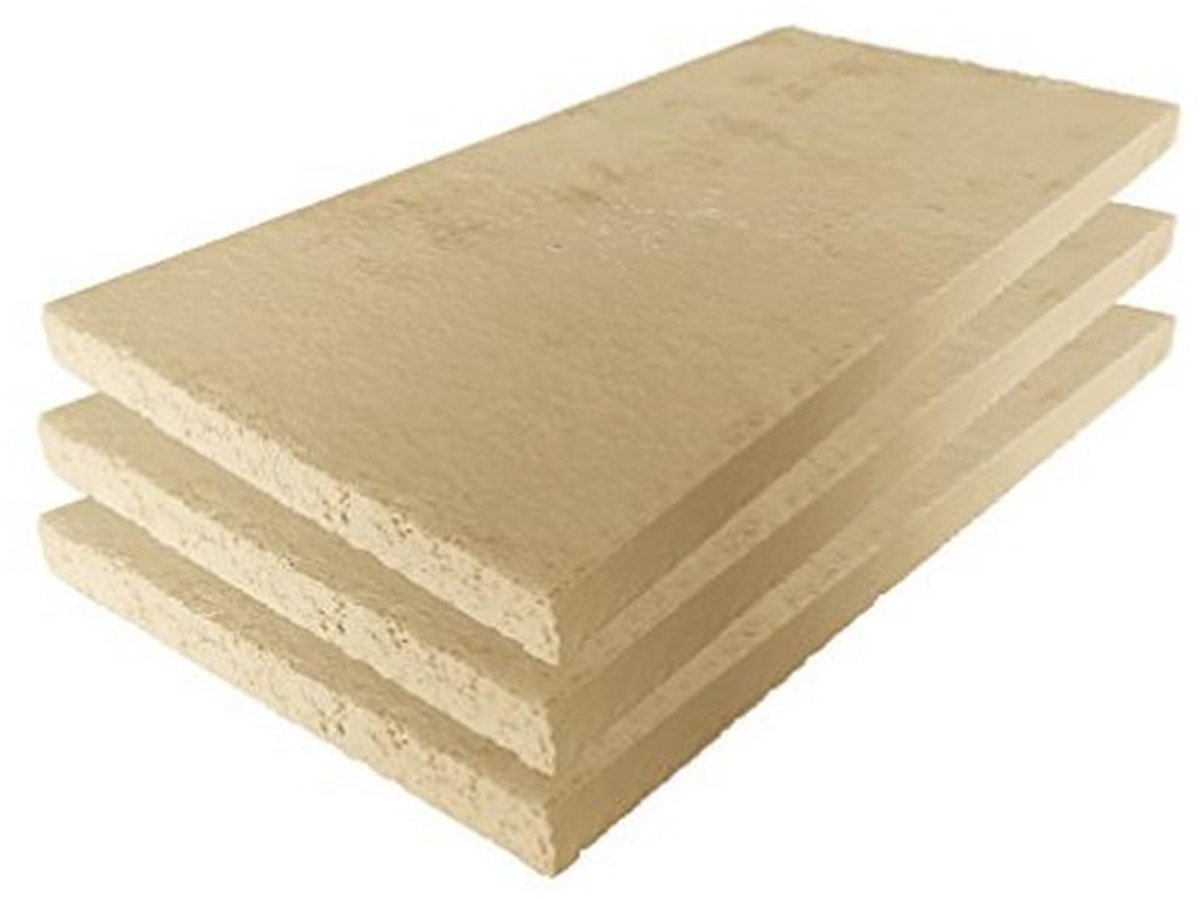 Vuurvaste Chamotte Plaat 40 x 20 x 2 cm - Temperatuurbestendig tot 1200°C