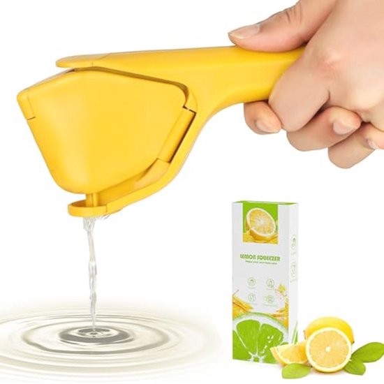 Multifunctionele handmatige citruspers, 4-in-1 citruspers voor sinaasappels, citroenen en citrusvruchten, met 2 ruimers, weegschaal 400 ml
