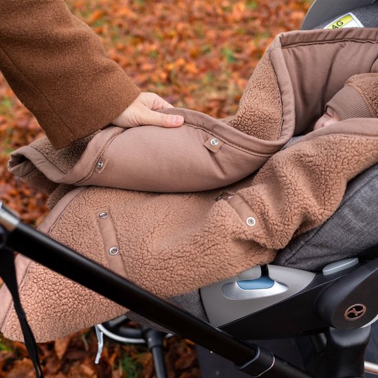 BEMINI Voetenzak - Biside 0-12m - Knusse teddy - Muffin van Bemini — afbeelding 4