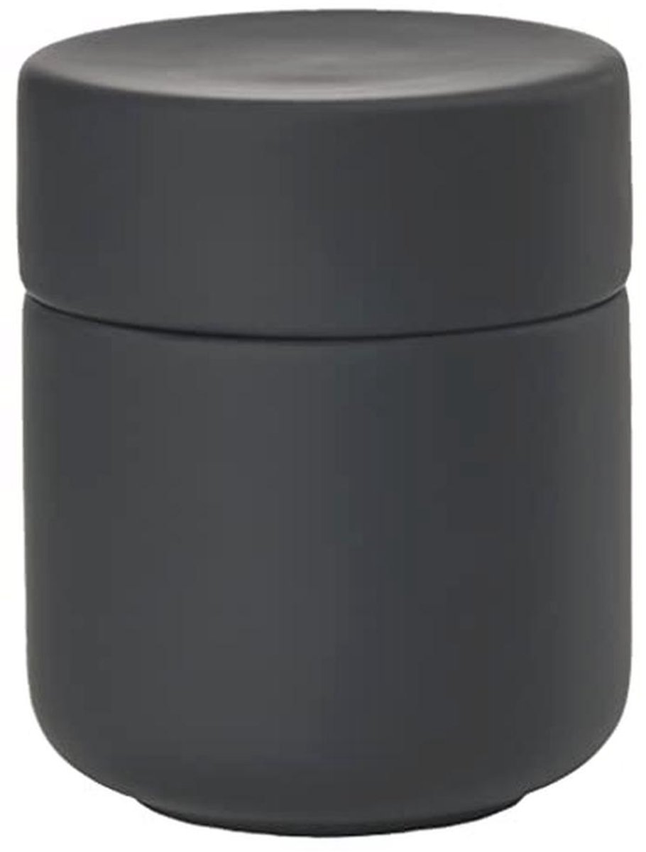 Pot met deksel Dia 8,3 x 10,3 cm Zwart voor Badkamer en Keuken