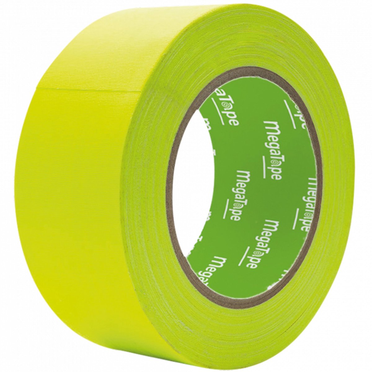 Showgear MegaTape UT120 Fluor Tape fluorescerende gaffa tape 19 mm x 25 m, geel