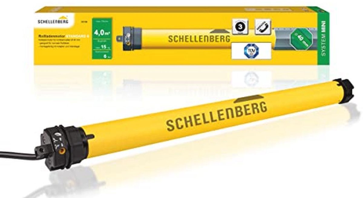 Rolluikmotor Mini 6 Nm - Mechanische Eindstandinstelling voor 40 mm As