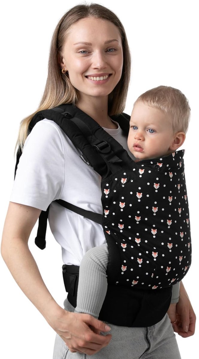 Stunq® Comfortabele en Stevig Draagzak voor Baby's tot 20 kg met Verstelbare Slangen