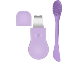 Huidschraper - Huidscrubber,Gezicht Mee Eter Verwijderaar Spatel Voor En In De Ochtend En Nacht Voor Thuis Reizen Spa En Douche Vrouwen En Mannen