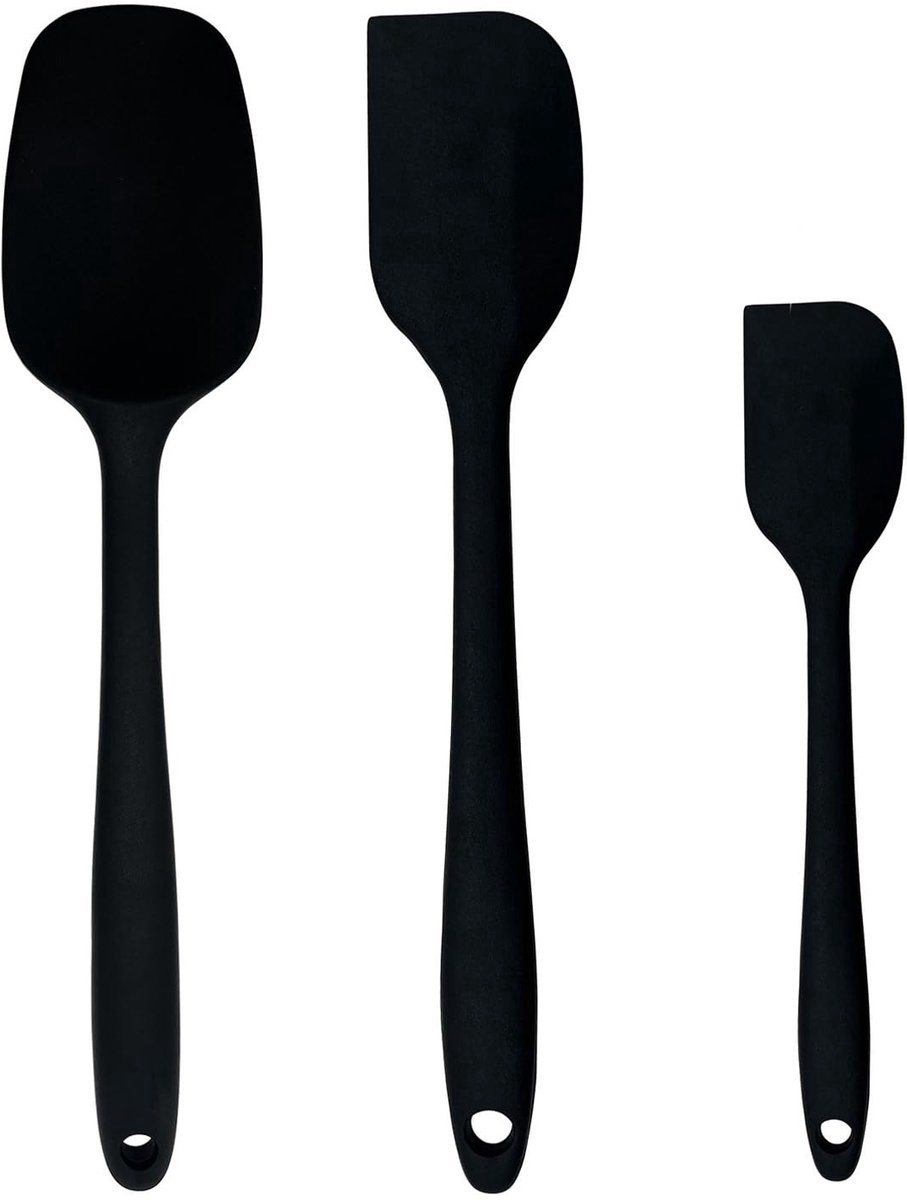 Stunq® Siliconen Spatelset - Wokspatel, Keuken Spatel & Lepel Spatel - Anti-aanbak, Stalen Kern