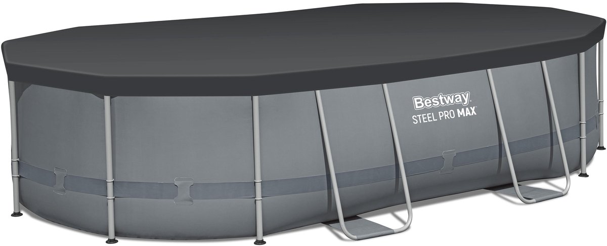 Bestway Power Steel kit piscine ovale 488x305x107 cm 56448