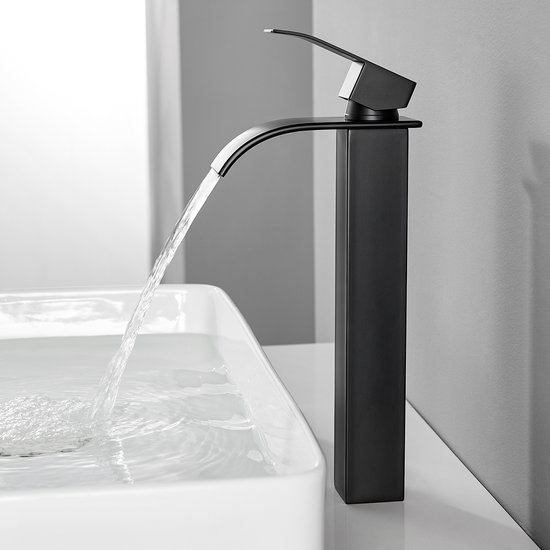 Wastafelkraan Zwart Opbouw | Waterbesparing