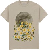Maan Bloemen Moon Greeting The Coloured House T-shirt L