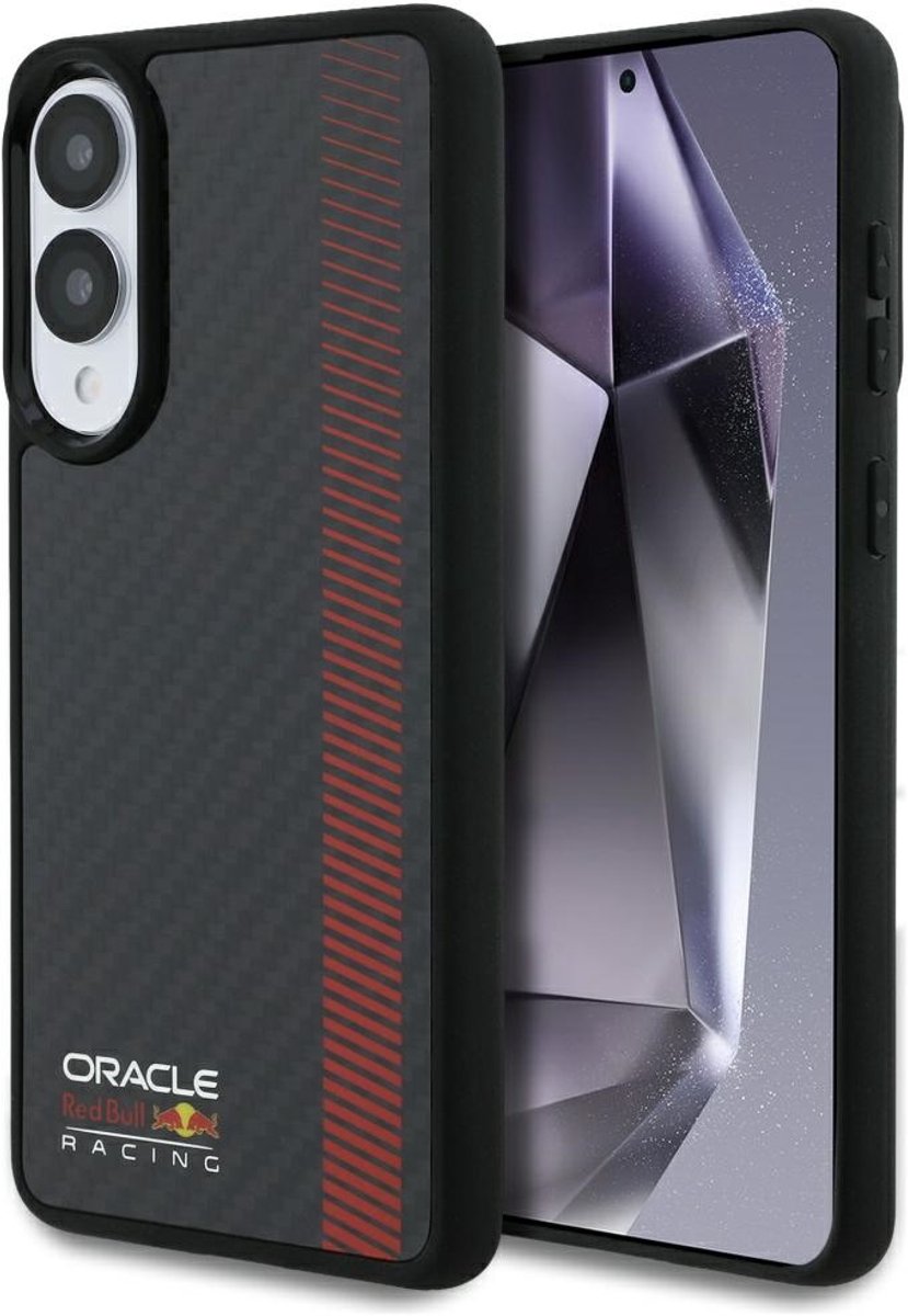 Red Bull Case Echte Koolstofvezel Powerbar Magsafe Voor Samsung Galaxy S25