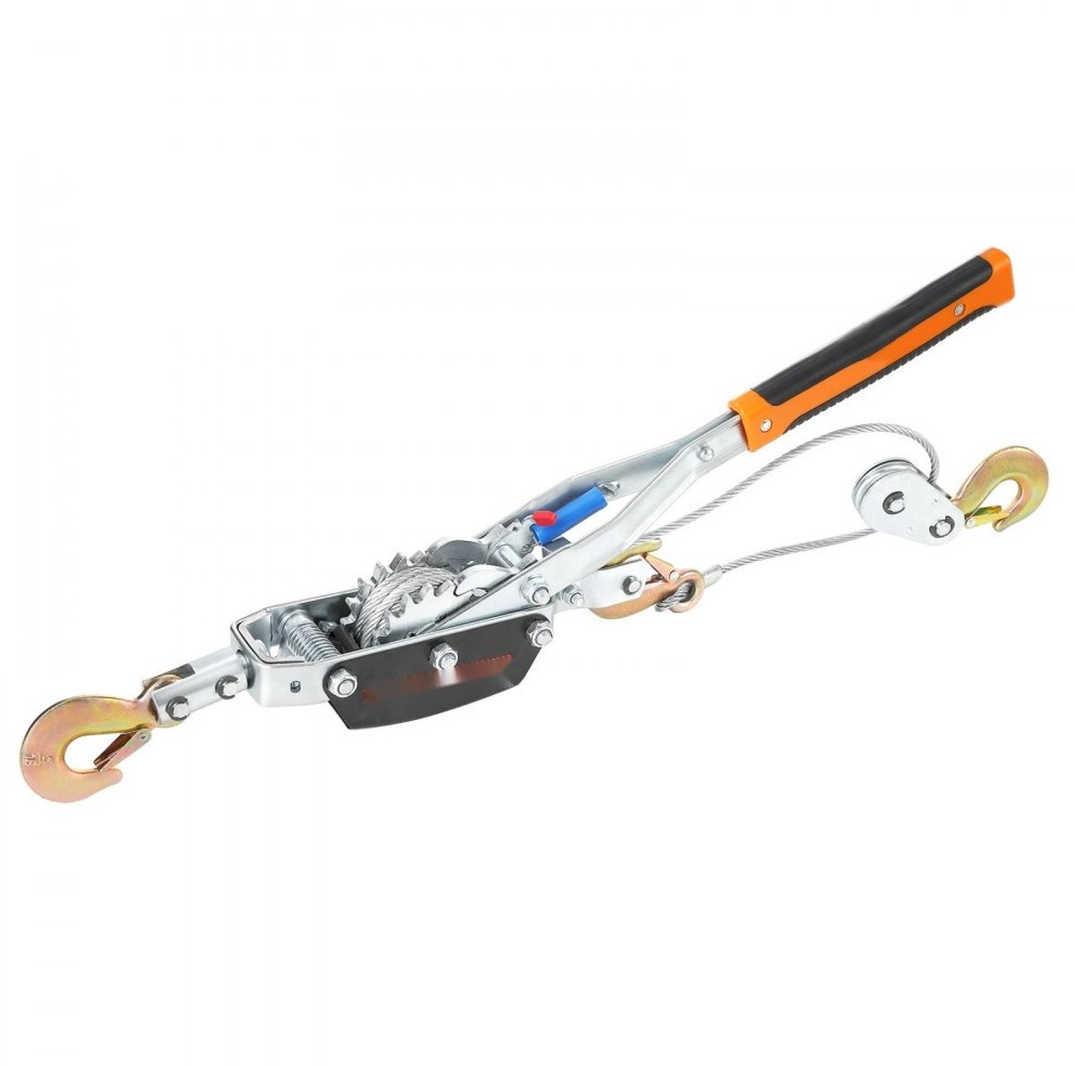 Hefboomtakel Staalkabel - Handlier/Kabeltreklier - Draagvermogen 5 ton - Kabellengte 3,5 m - Anti-terugloop mechanisme - Industriële kwaliteit - Koolstofstaal