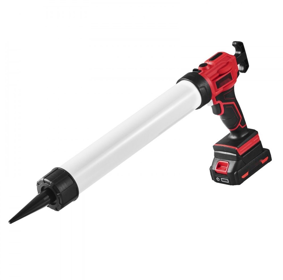 Snoerloos Accu Kitpistool - Kitspuit 20 V - Voor 600 ml Kokers - Drukkracht 270 kg - Instelbare 4 Snelheden - Incl. Accu en Oplader - Geschikt voor Acrylkit en Lijm