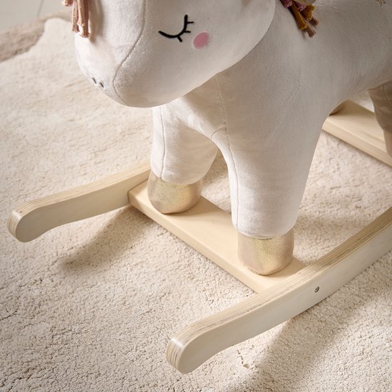 Petite Amélie Hobbelpaard Eenhoorn 'Lara' – Schommelstoel voor Baby – Hobbeldier voor een Wereld vol Magie & Fantasie - Vanaf 1 Jaar