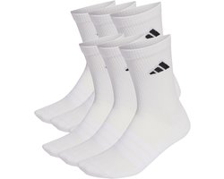 Adidas Performance Gevoerde Sokken 6 Paar - Unisex - Wit