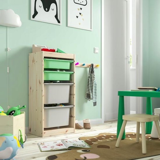 IKEA TROFAST Opbergbak 42x30x23cm Grijs - Speelgoedbak voor Kinderkamer van ikea — afbeelding 2