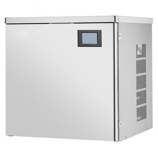 Commerciële ijsblokjesmachine / ijsmachine - Modulaire kop (alleen kop) - Capaciteit 163 kg/dag - Roestvrij staal + PE - Slim bedieningspaneel - Reiniging met één knop van Merkloos — afbeelding 2