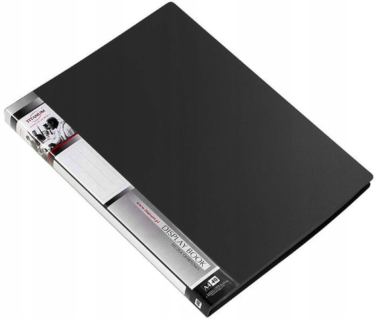 Titanum A4 Offerte Map 40 Hoesjes Zwart