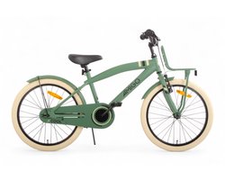 AMIGO 2Cool Jongensfiets 20 Inch - Kinderfiets voor 6 tot 8 Jaar - 115-125 cm - Groen