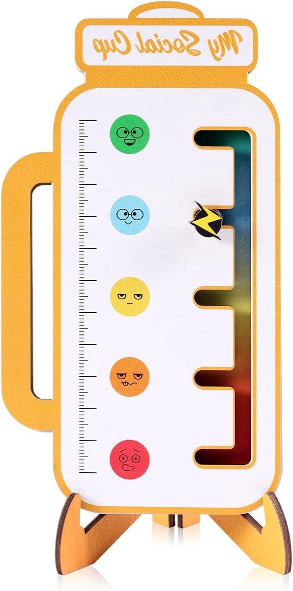 EGoods - Interactief Mood Wheel Bureau Ornament voor Sociale Interactie en Emotionele Discussie in Kantoor, School en Thuis