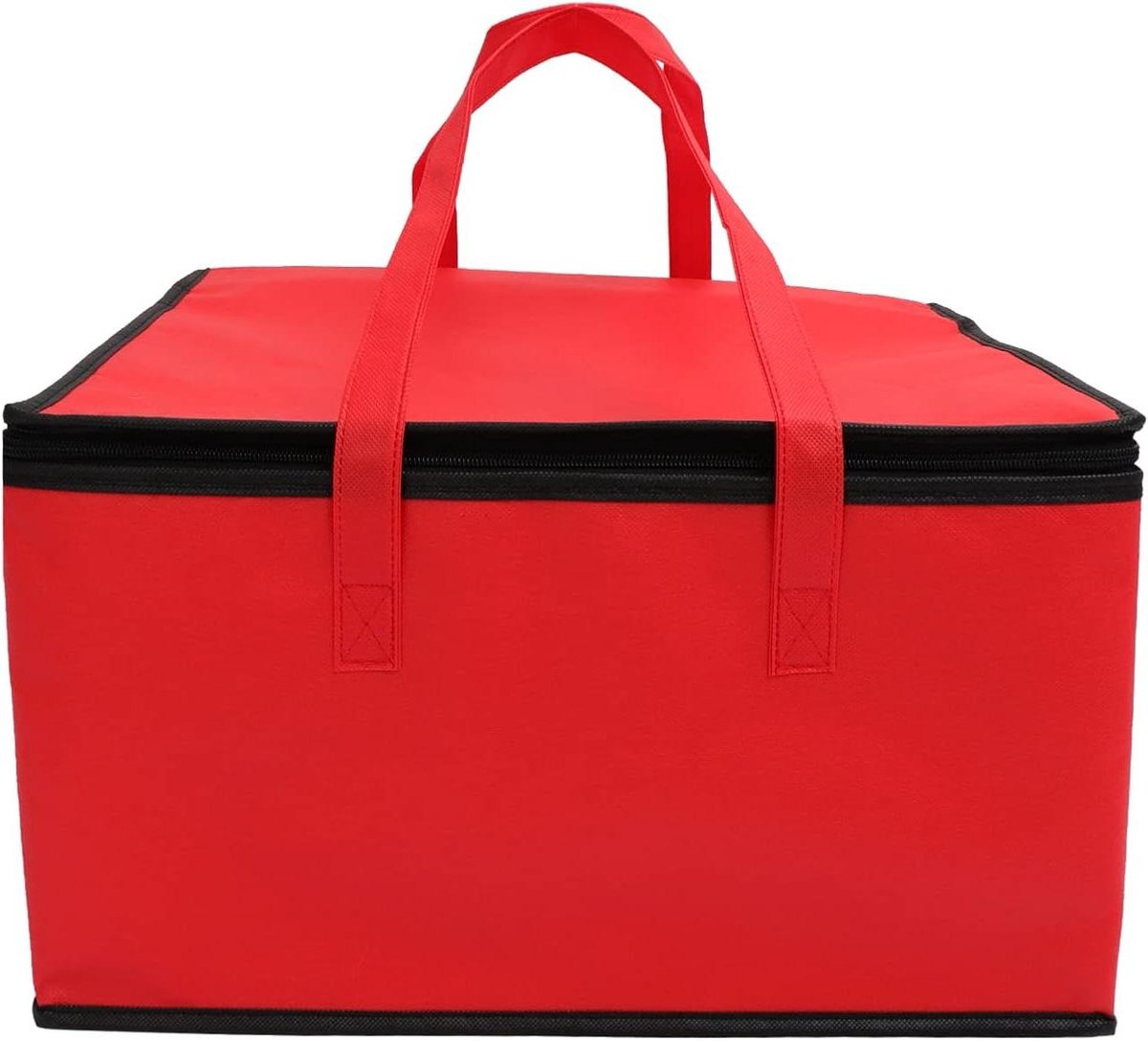 EGoods - Geïsoleerde koeltas voor picknick en feest in rood, met ritssluiting