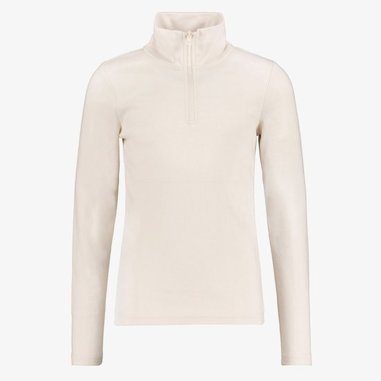 Mountain Peak kinder thermoshirt met rits ecru - Wit - Maat 176