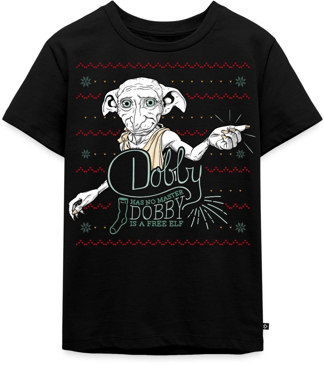 Harry Potter Dobby Lelijk Kerstmis Premium T Shirt Kinderen
