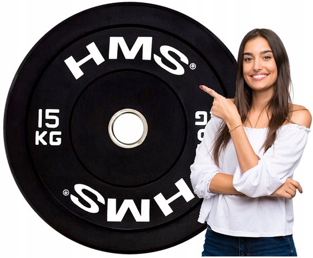 Olympische Bumper Plate 25KG - Rubberen Schijf 51MM voor Zware Stangen