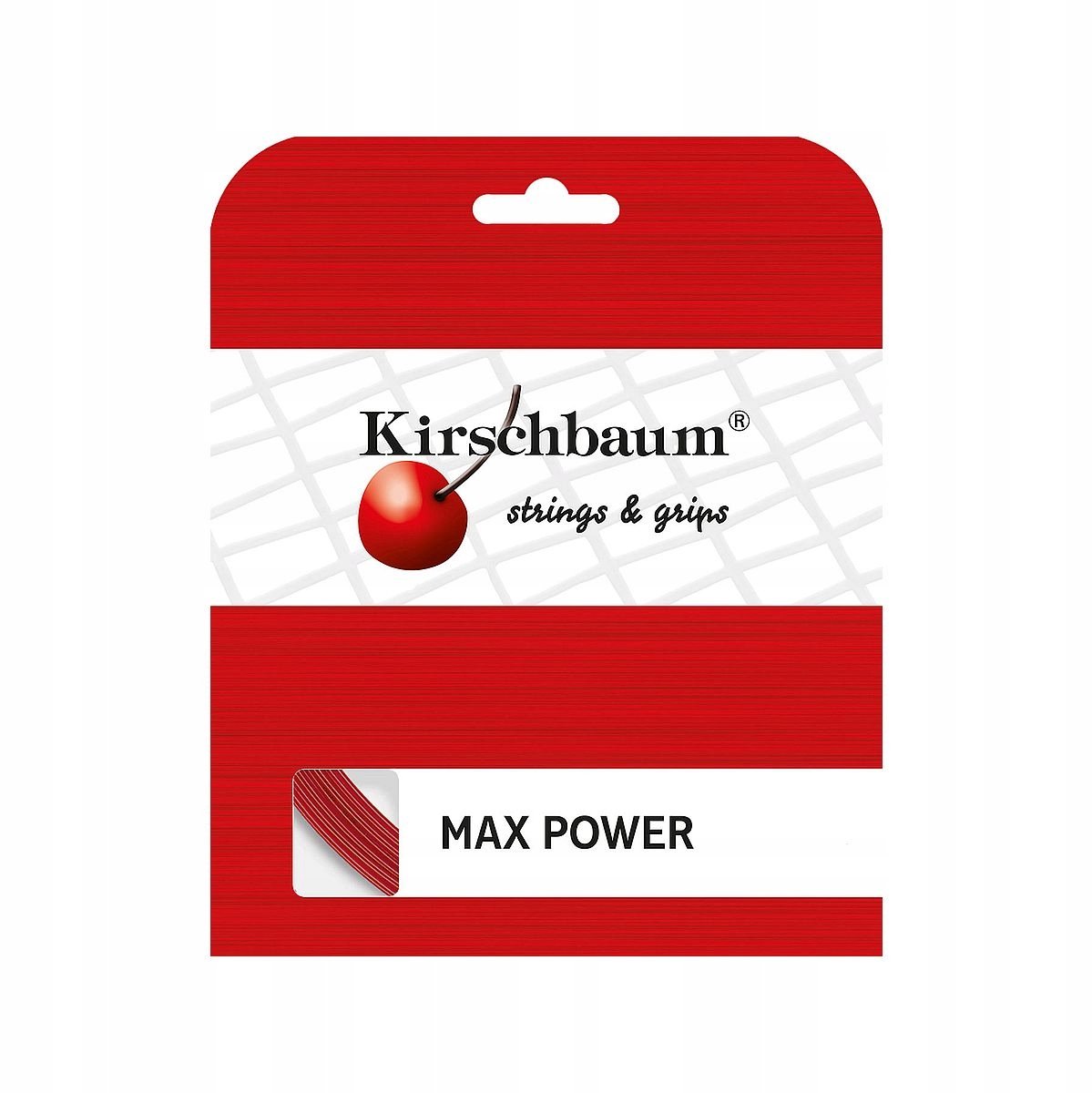 Kirschbaum Max Power Tennis String Rood 1.30 mm 12 m