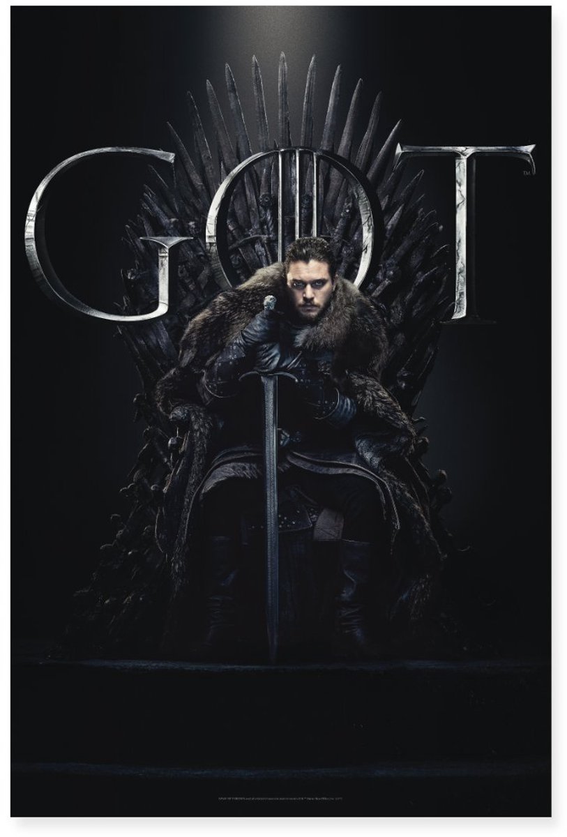 Game Of Thrones Jon Snow GOT Poster 40x60 cm