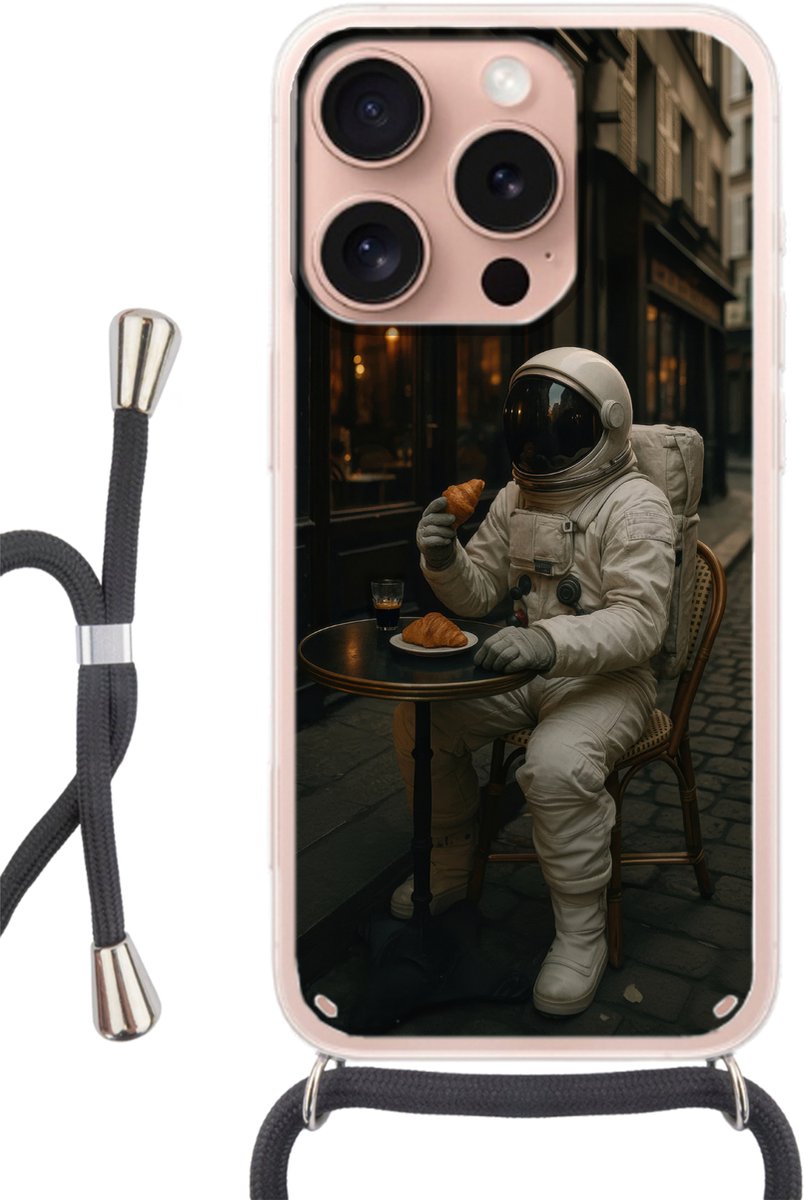 Café - Croissant - Koffie - Astronaut