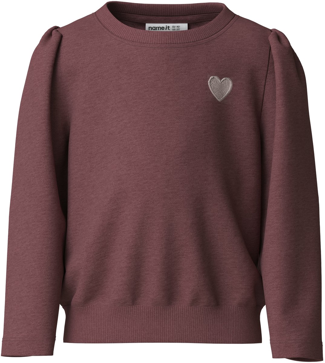 NAME IT - NMFVIMA LS NREG SWEAT BRU Meisjes Trui
