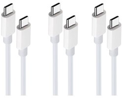 3 stuks OneOne 1,0m oplaadkabel. Sterke USB C naar C kabel. Stevig laadkabel snoer past op Google Pixel 1, 2, 2XL, 3, 3XL, 3a, 3a XL, 4, 4XL, 4a, 5, 5a, 6a, 7, 7 Pro, 8, 8a, 8 Pro, 9, 9 Pro, 9 Pro XL, 9 Fold, C, XL