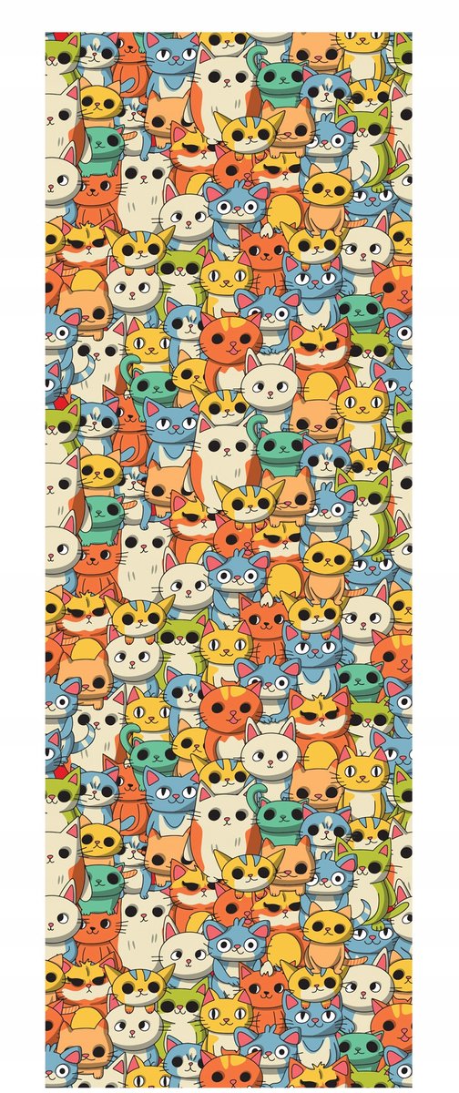 Vervangende Leuningstof voor Klassieke Ligstoelen - Kattenprint