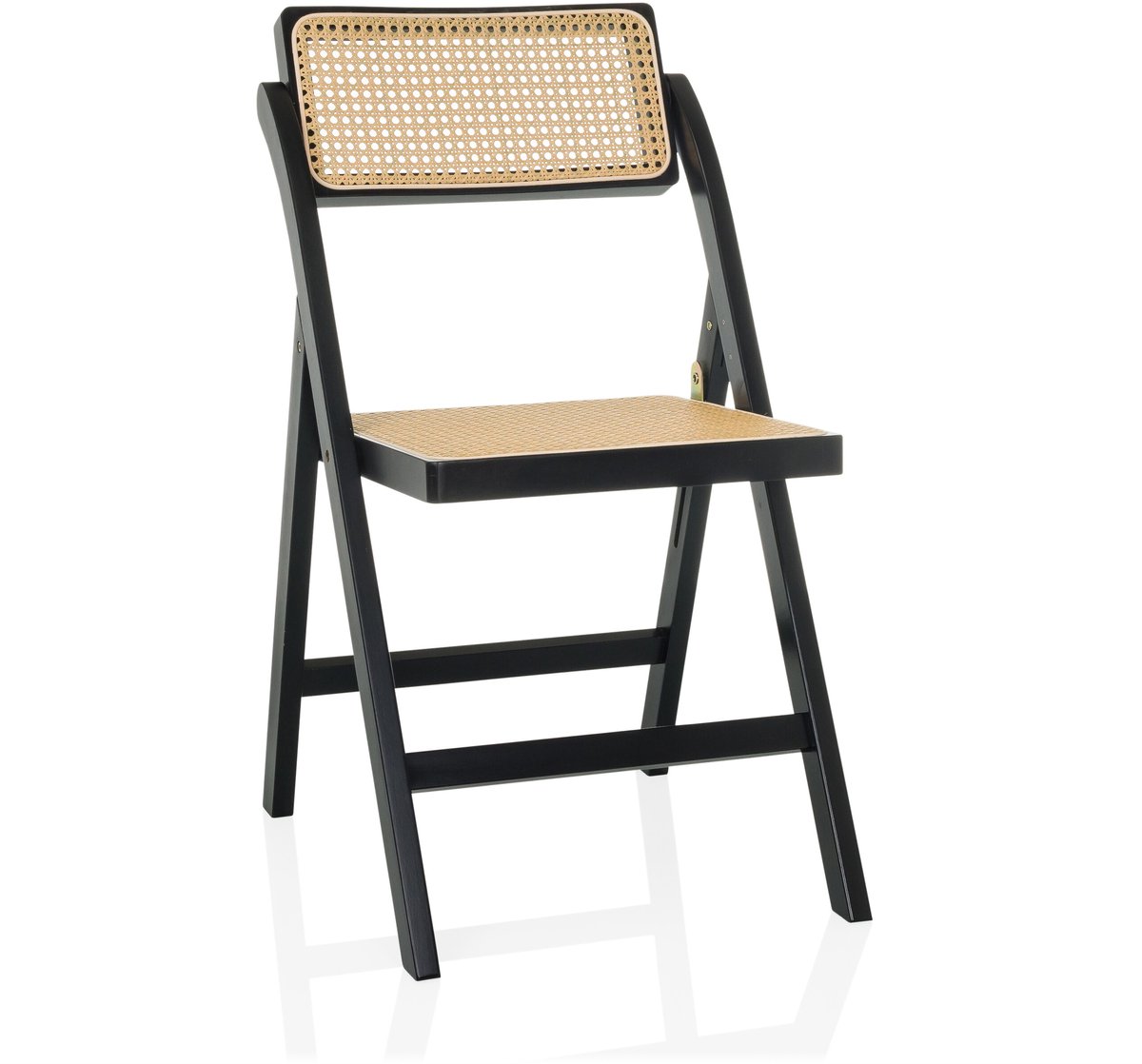 Vouwstoel / Eetkamerstoel TUDELA BAMBOO Bamboe / Rotan bruin hjh LIVING