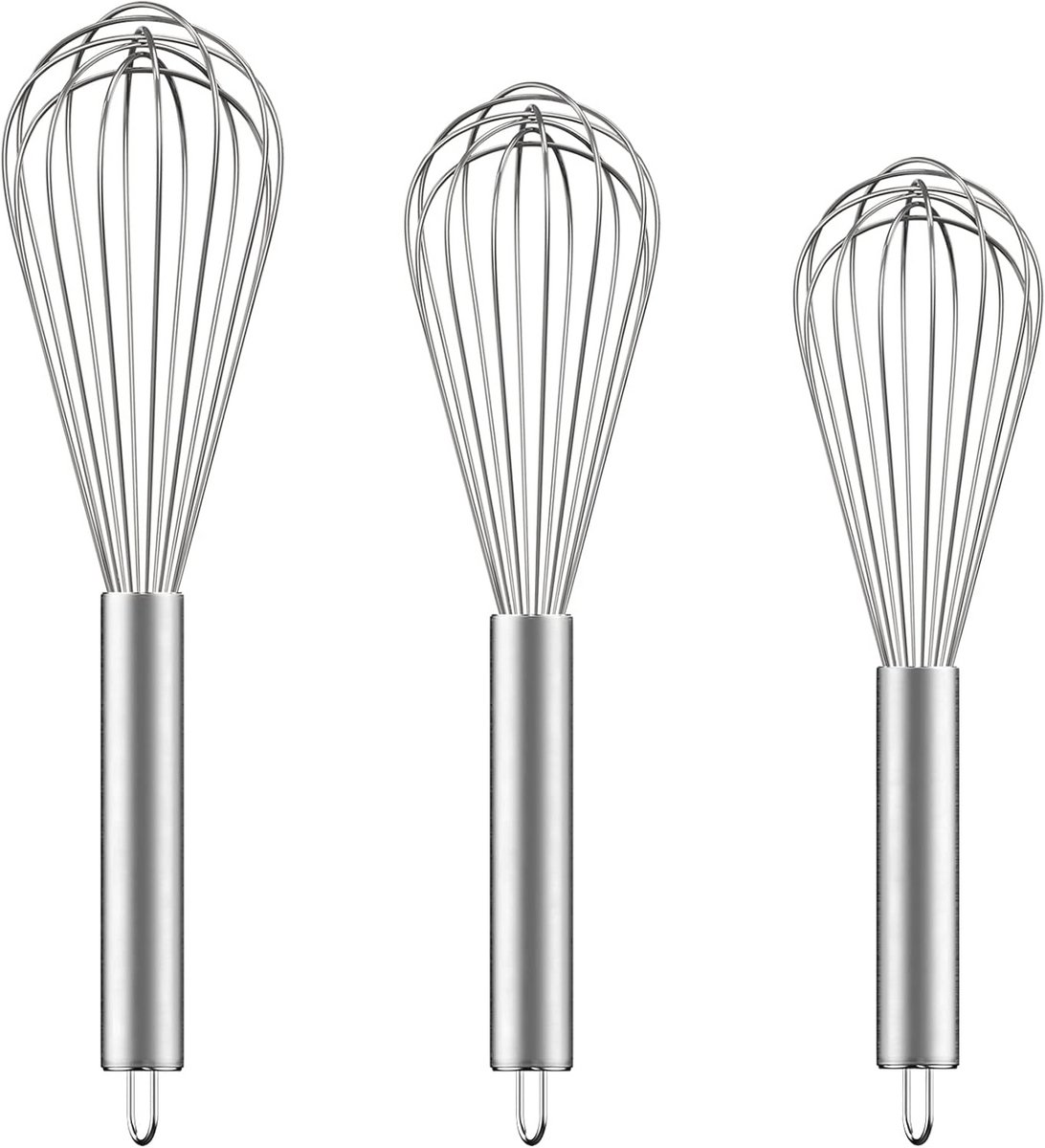 Keuken garde set met roestvrijstalen en siliconen spatels voor koken