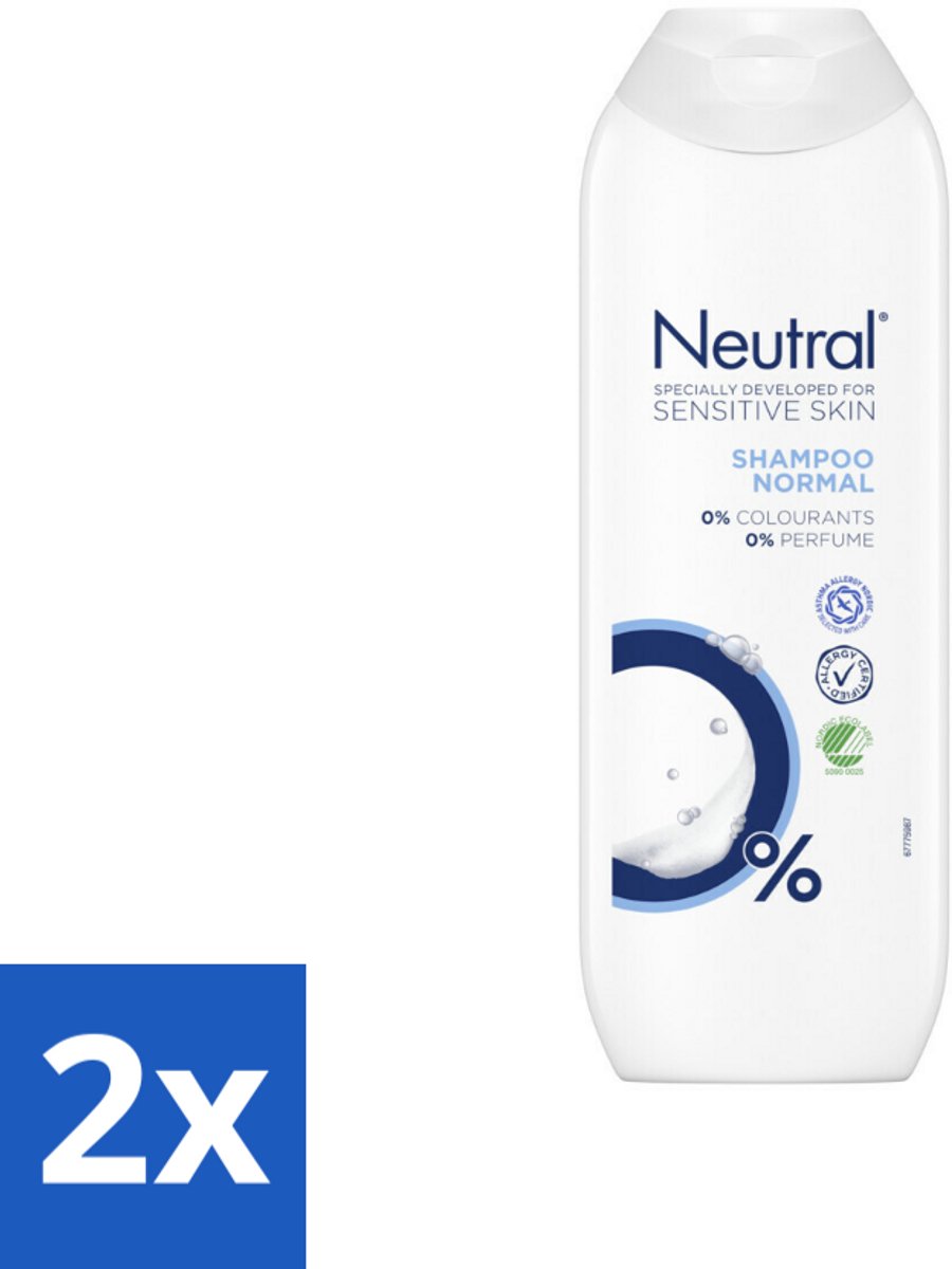 Neutral - Shampoo - Gevoelige huid - 250 ml - Voordeelverpakking - 2 stuks