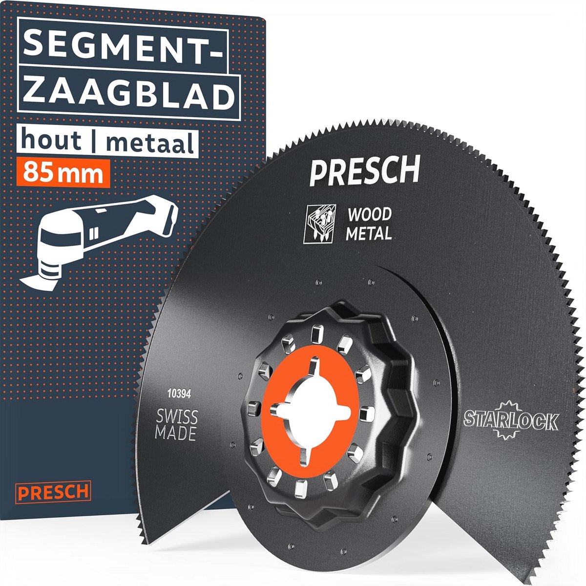 Multitool Segmentzaagblad voor Hout en Metaal - Nauwkeurige Bi-metaal Snedes met Starlock Systeem