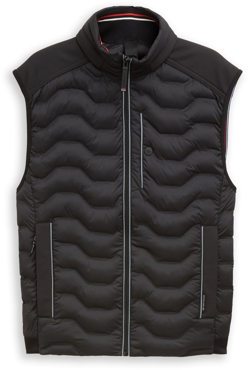 Tom Tailor Bodywarmer Heren 2XL- – Polyester 1048510 Zwart