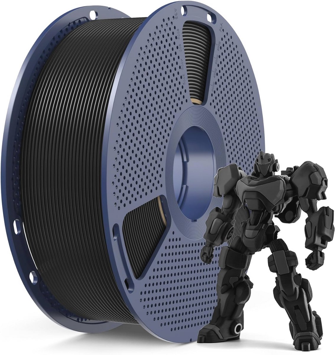 PETG 3D Printer Filament 1,75 mm - Sterk en Duurzaam - 1 kg Spoel - Zwart